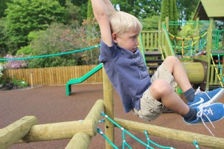 Glendoick's playpark is fun for all!